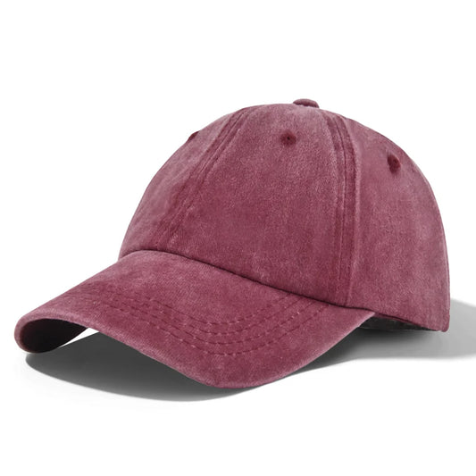 WINE RED VINTAGE CAP